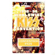 KISS Pass - 1995-96 Worldwide Convention Pass (Orange)