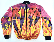 KISS Jacket - Flames Tyvek '79 (Size Youth L)