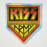 KISS Sticker - KISS Army Glitter Logo