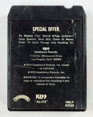 KISS 8-Track Tape - Alive! (Black, Special Offer Label)