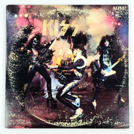 KISS Vinyl Record - Alive! Gatefold, 2 LP w/ Booklet (Ringwear)