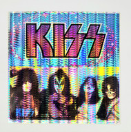 KISS Stickers - Diamond Prints, Australia 1980 (Set of 2) w/ Original Packaging