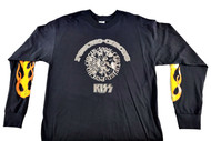 KISS T-Shirt - Psycho Circus, Longsleeve Flames (Size L)