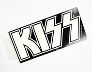 KISS Sticker - White Logo, 1997