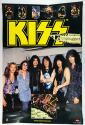 KISS Poster - Unplugged, Promo 1996 (Double-Sided)