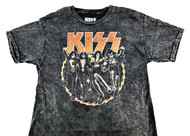 KISS T-Shirt - Destroyer Buzz, Black Mineral Wash (2025)