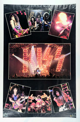 KISS Poster - Asylum Live Collage, 1985 (7/10)