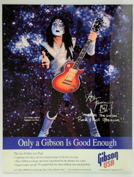 KISS Poster - Ace Frehley Gibson Poster, Double-Sided Promo 1996