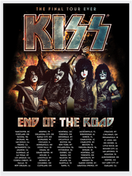 KISS Poster - End Of The Road Tour 2019 (Leg 1)