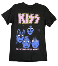 KISS T-Shirt - Creatures Of The Night, Distressed (New, Size Small)
