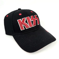 KISS Cap - Black Hat, Red Logo