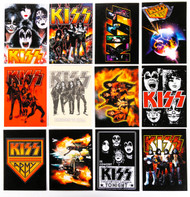 KISS Ikons Trading Cards - Full Sticker Set, #1-12