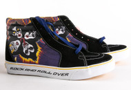 KISS Vans High-Top Shoes - Rock & Roll Over (Men's Size 9.5)