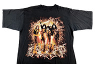 KISS T-Shirt - Psycho Circus, Dodger Stadium (Halloween, Opening Night) Size L