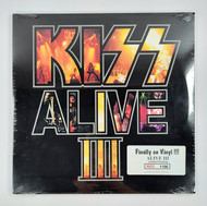 KISS Vinyl Record - KISS Alive III, 1993 Red Vinyl (SEALED)