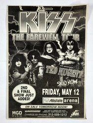 KISS Newspaper Ad - Farewell Tour, Chicago 2000