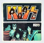 KISS Stickers - Australia 1980, Diamond Prints (Set of 2) w/ Original Packaging