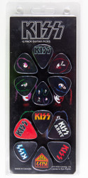 KISS Guitar Picks - Solo Album Faces & Logos (Set of 12)