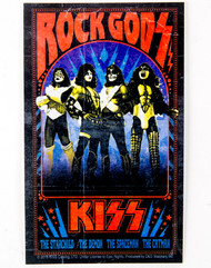 KISS Sticker - Rock Gods, Retro Style