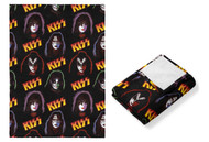 KISS Silk Touch Throw Blanket, Solo Album Portraits (NEW)