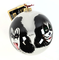 KISS Ornament - Hand-Painted Chinese Glass Ball, Gartlan '98 (w/ Box)