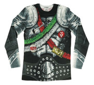 KISS Longsleeve T-Shirt - The Demon Christmas "Ugly Sweater" (Size Large)