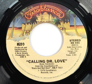 KISS 45 RPM Vinyl - Calling Dr. Love/Take Me, 1976 (w/ Casablanca Sleeve)