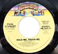 KISS 45 RPM Vinyl - Hold Me Touch Me, Paul Stanley 1978 (PROMOTIONAL COPY)
