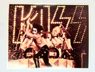 KISS 8x10 Photograph - Original Makeup,  Paul Smashing Guitar