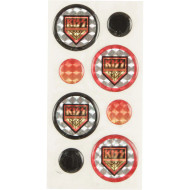  KISS Stickers - KISS Army Popz (Sheet of 8)