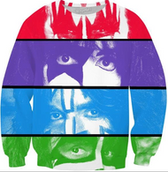 KISS Sweater - Color Eyes, All-Over Print (Size M)