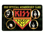 KISS Army Membership Card, 2012