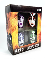 KISS Dynasty 4-Piece Shot Glass Set (New)