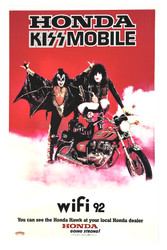 KISS Poster - Honda KISSMobile, 1979 (Reprint)