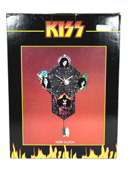 KISS Clock - Axe Guitar Pendulum, 1998 (New In Box)
