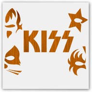 KISS Stencil - Logo & Faces (Sealed)