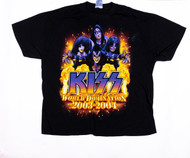 KISS T-Shirt - World Domination, Cities (Size L)