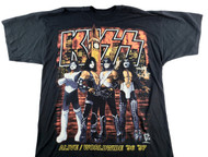 KISS T-Shirt - KISS Destroys UK '96 (Size XL)