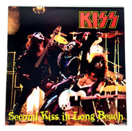 KISS Vinyl Record - Second KISS In Long Beach 8/23/1975 (Red Vinyl)