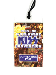 KISS Laminate Pass - 1995/96 Worldwide KISS Convention (Dark Blue)