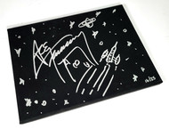 Ace Frehley Autographed Canvas, Original Artwork #16/25