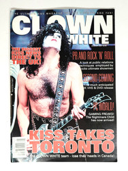 KISS Magazine - Clown White, Summer 2000 (Paul)