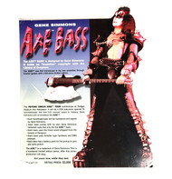 KISS Store Display - Gene Simmons Axe Bass, Spencer's Gifts