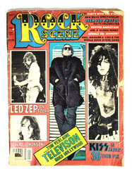 KISS Magazine - Rock Scene, Sept. 1977 (Damaged)