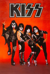 KISS Poster - World Domination, 2003 (Red)