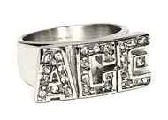 Stainless Steel "ACE" Ring (w/ Lightbox)