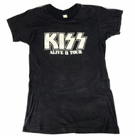 KISS T-Shirt - Vintage Alive II "Puffy Logo Tee" 1978