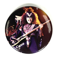 KISS Button - Gene Simmons, Hotline 1977