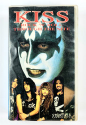 KISS VHS Tape - KISS Rock 'N' Roll Through The Nite