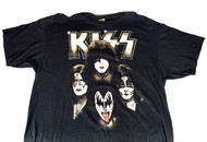 KISS T-Shirt - Logo & Faces, 2010 (Size 2XL)
